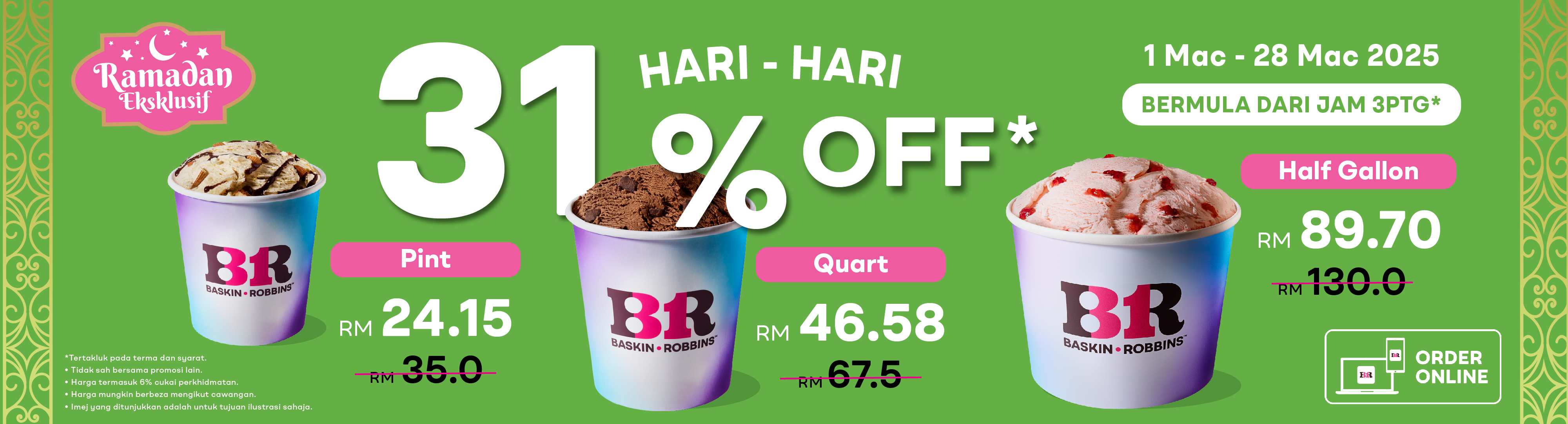 hari-hari 31% off