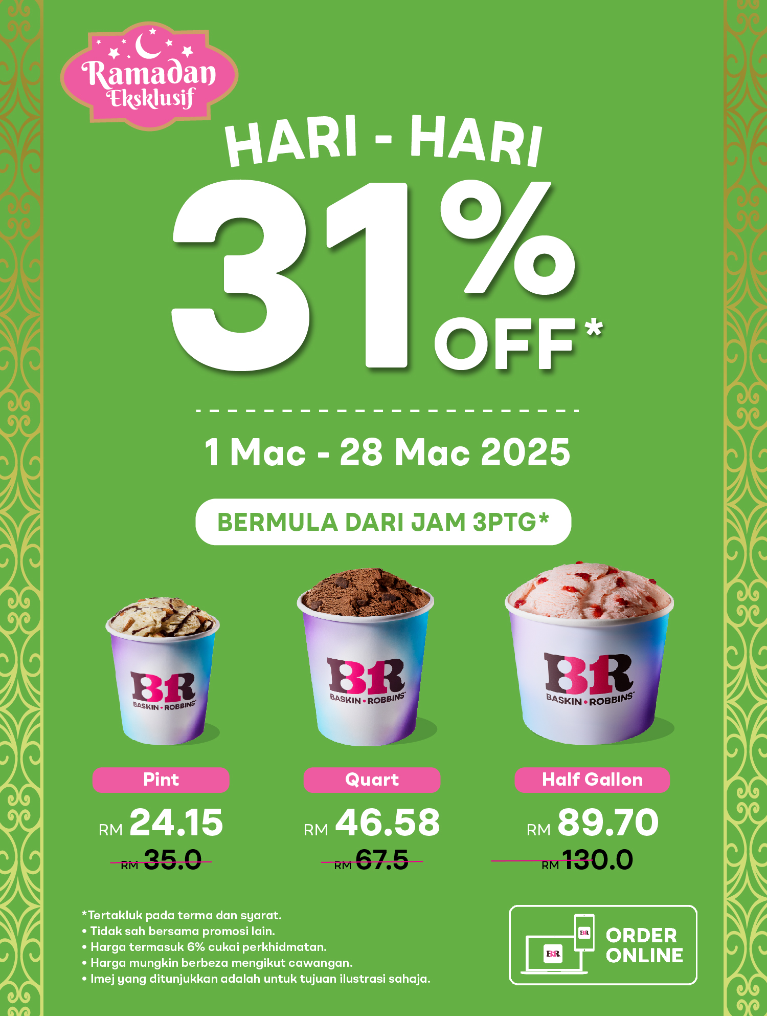 hari-hari 31% off