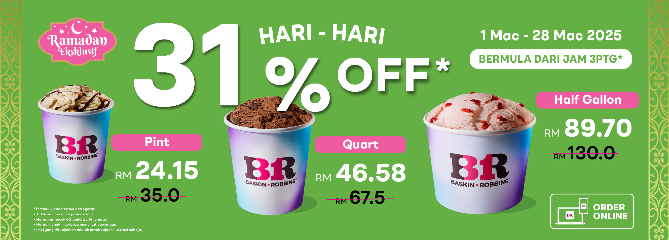 hari-hari 31% off